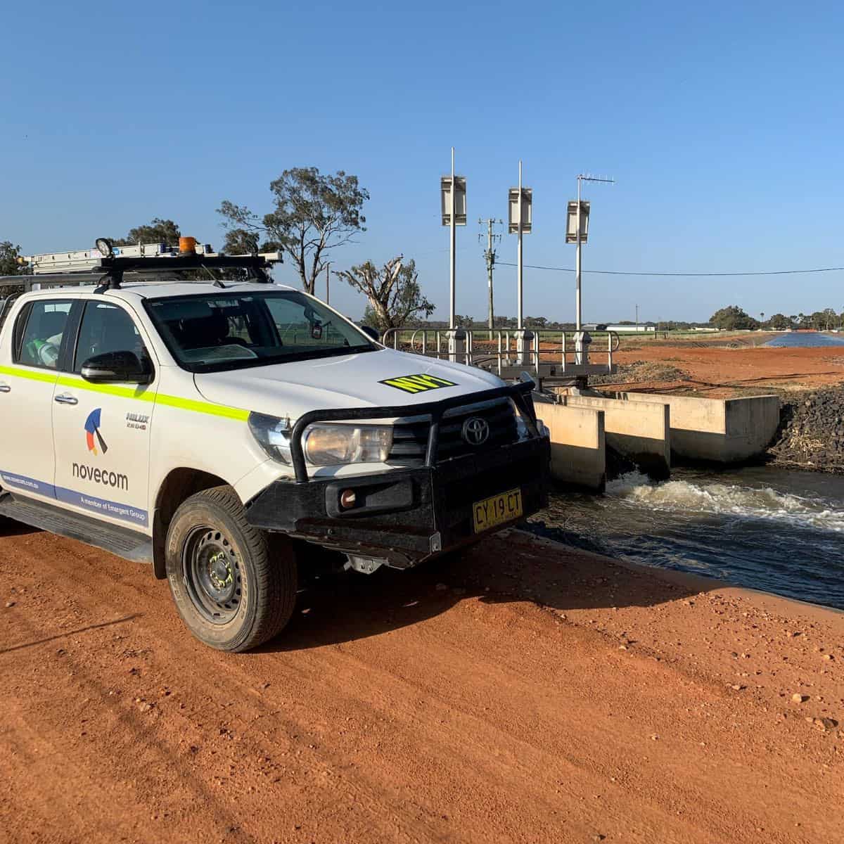 Novecom telemetry network at Narromine